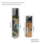 Lotion 30ml 50ml Airless Pump Bottles Plastic