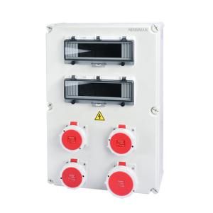 Quality PC IP44 16A Power Supply Box Temporary Maintenance Box IEC Standard wholesale