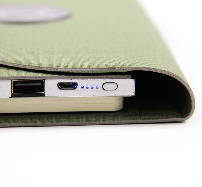 Premium Business Luxurious Multifunctional Wireless Charging Notebook Customised