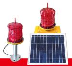 Anti Aging Solar Powered Aircraft Warning Lights High Intelligence