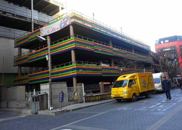 Cheap Car Parking Steel Structure Buildings  / Multi Floors Steel Frame Structure For Car Parking for sale