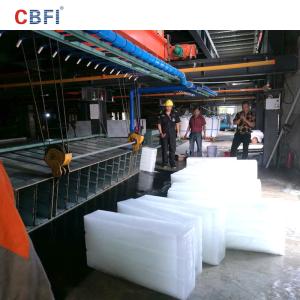Quality 100 Tons Large Industrial Coil Tube Evaporator For Block Ice Making Machine Plant Sudan Tropical Area wholesale