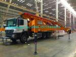Sany 30m 33m 34m Boom Height truck mounted concrete pump sale with 120m³/h