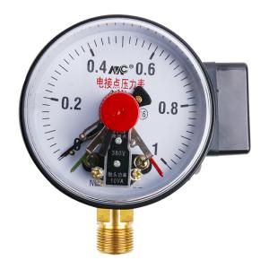 Quality YX100 SS Electric Contact Differential Pressure Gauge For Temperature Water Supply wholesale