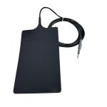 Reusable Silicone Negative Plate Neutral Electrode Monopole 4.0 Banana Black