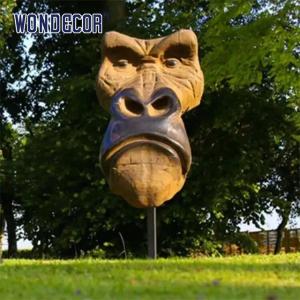 Quality Orangutan Face Bronze Statues Sculpture Captivating wholesale