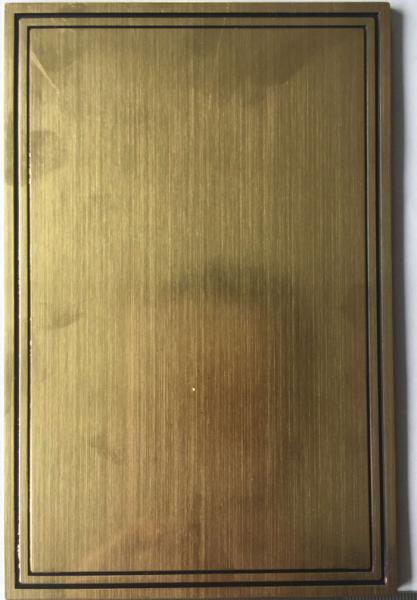 Cheap Funeral Name Plate Plastic Casket Hardware for sale