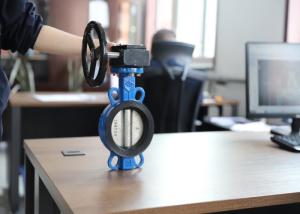 Quality Dn100 Emdp Seat Wafer Butterfly Valve Turbine Operation Without Pin wholesale