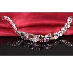 Gorgeous Cubic Zirconia Bracelet for Women Gold Plated Tennis Bracelet