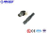 FGG Couple Miniature Circular Connectors M7 4 Pins Female For Printed Circuit