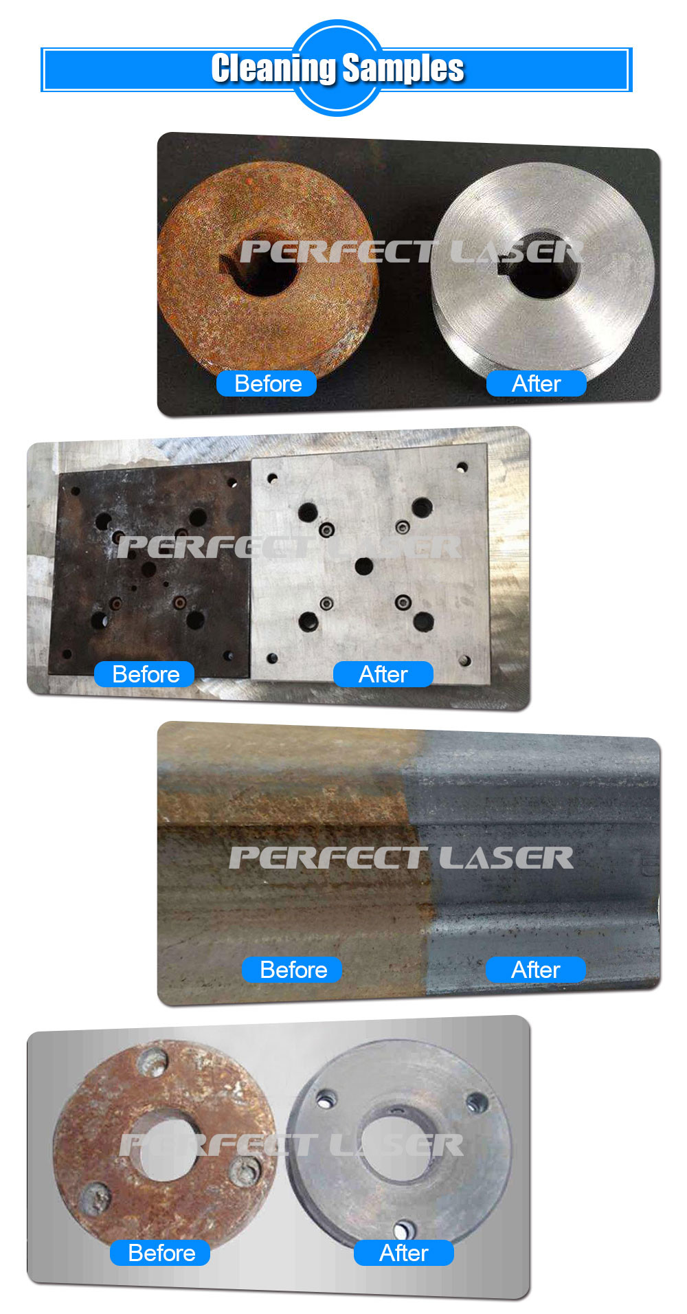 Multi - Function Laser Rust Removal Machine Air Cooling 220V Simple Operation