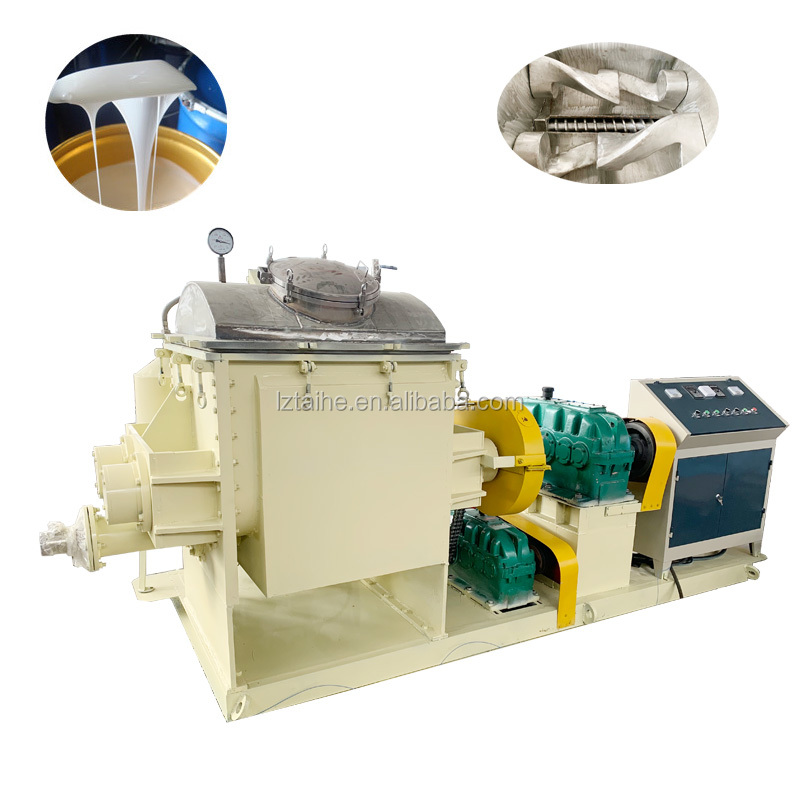 21-37 r.p.m Range of Spindle Speed Double Sigma Blade Mixing Machine for Butyl Rubber