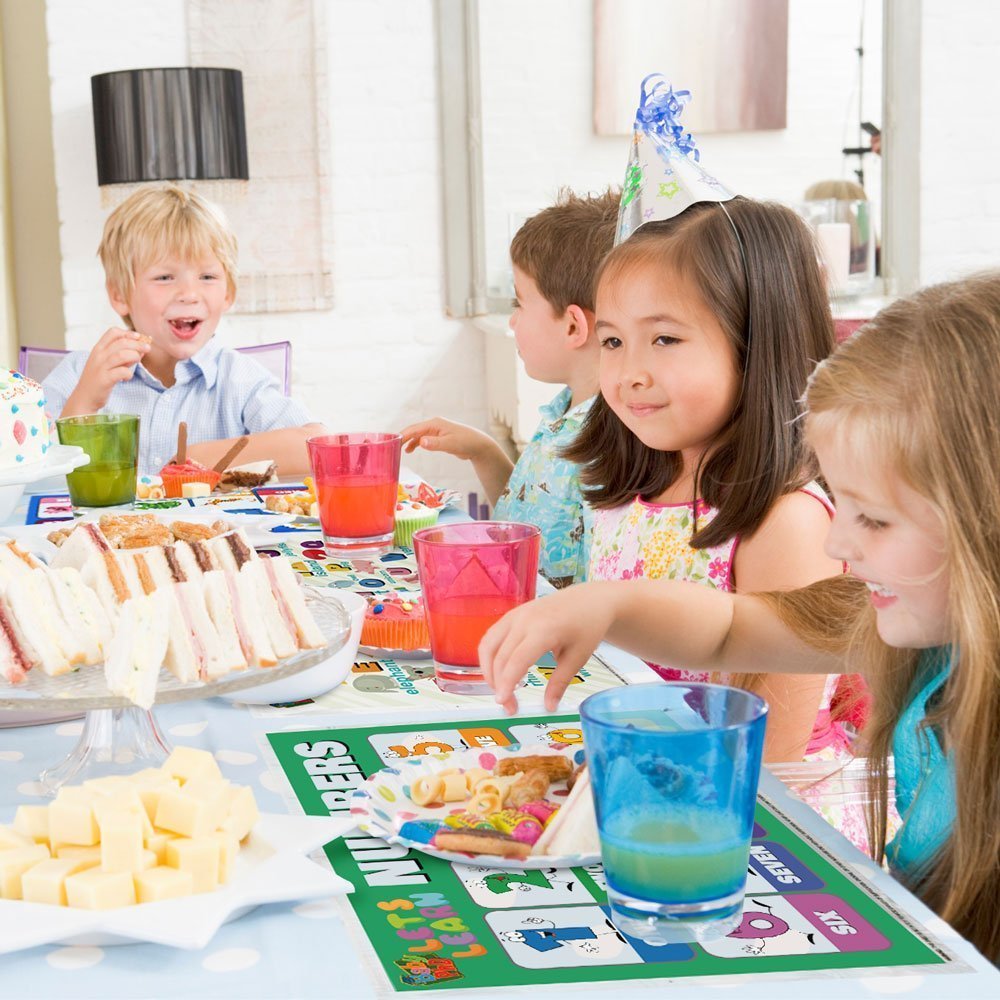 Non Slip Adhesive Disposable Baby Placemat PVC Free For Dining Table