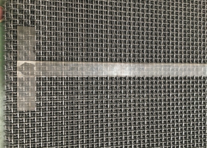 Width 0.2-2.5m Woven Wire Mesh Screen With Test Report Available