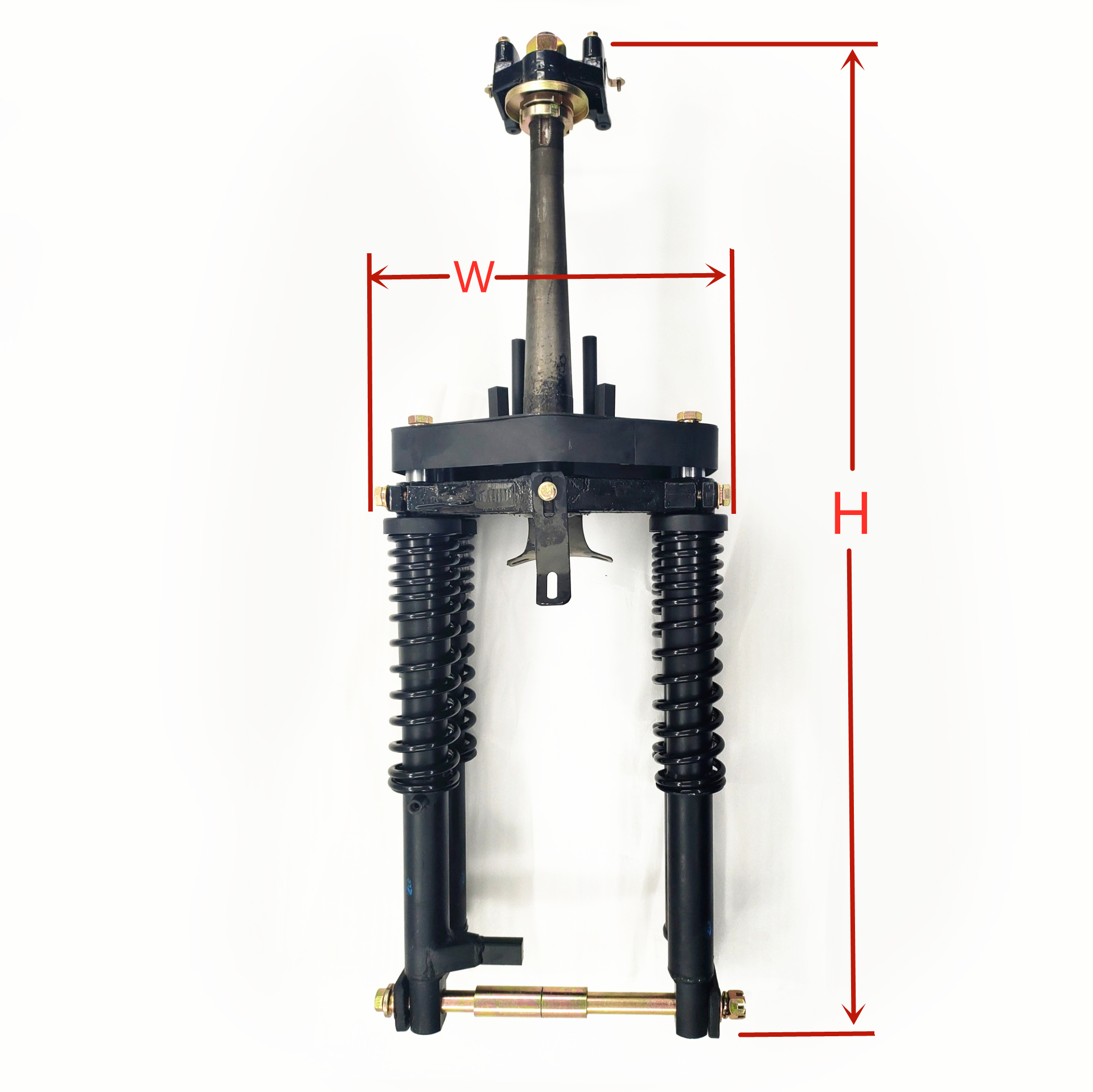 Double Spring Hydraulic Front Shock Absorber for Van Motorcycle Covered Truck Tricycle