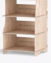 Customizable Electronic Product Display Racks Plywood Shelves For Commercial