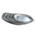 Large Roasting Container Food Grade Disposable Oval Aluminum Foil Turkey Tray
