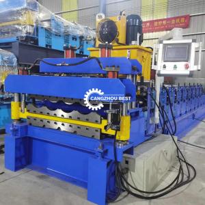 China 1000mm Double Layer Forming Machine Roofing Sheet R Panel on sale