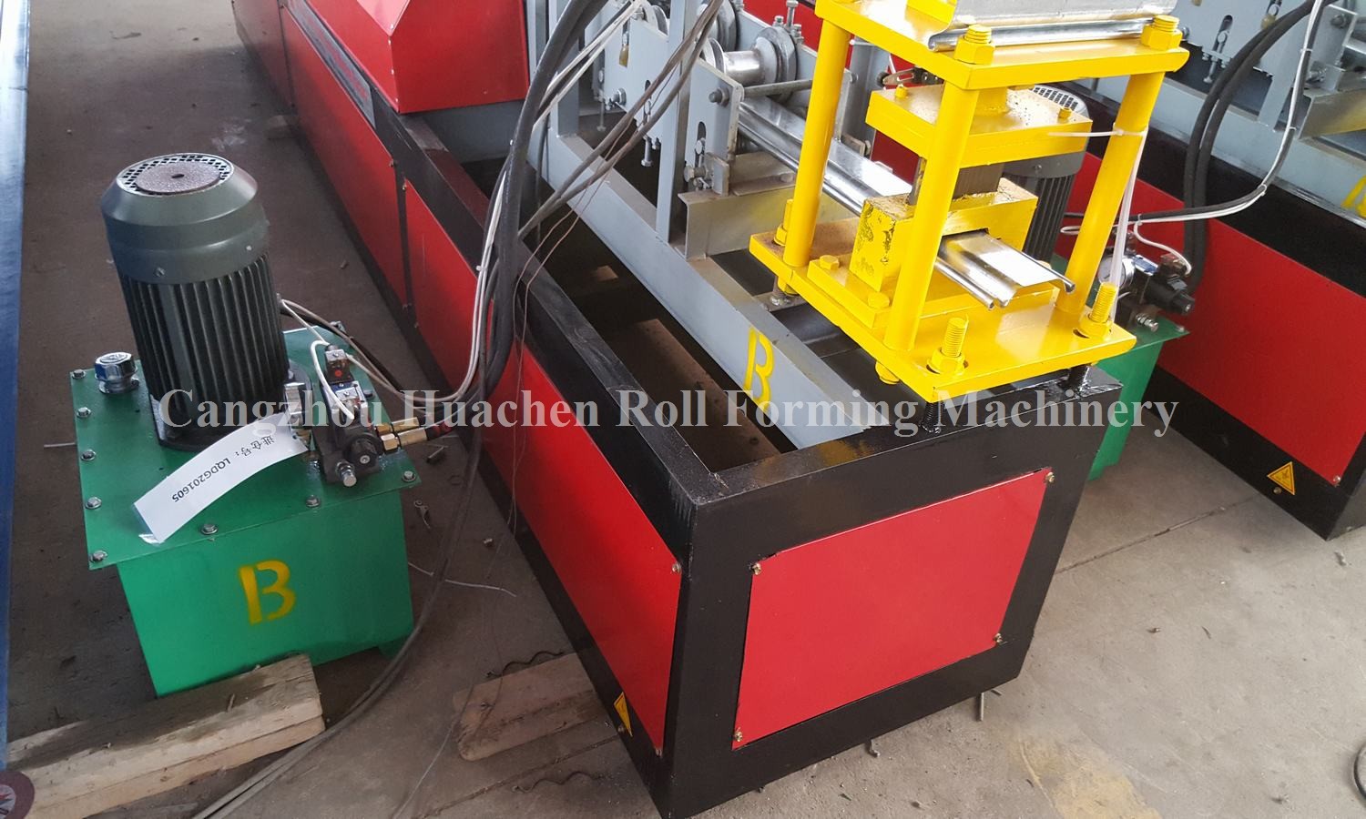 Steel Door Frame Cold Roll Forming Machine Production Line