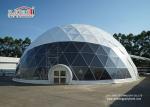 Steel Frame PVC Cover Geodesic Dome Tent Ball shape For 360 Projection