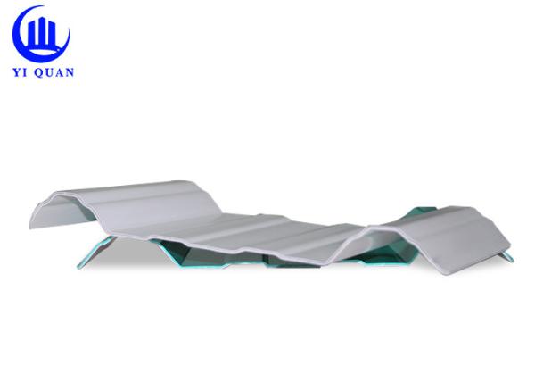 Fiber Glass Reinforced UPVC Roofing Sheets Anti Corrosive roofing and wall