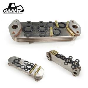 Quality VH157121880A Engine Oil Cooler Excavator Spare Parts For J05E Engine wholesale