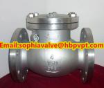 CF8 stainless steel cast steel swing check valve manufacturer