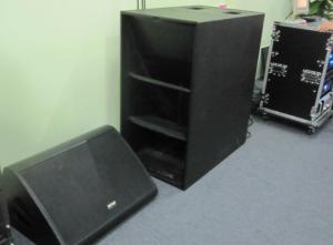 Quality Professional Subwoofer Rock Band Stage Sound System For Event And Show , 2 X 18&quot; Woffer Size wholesale