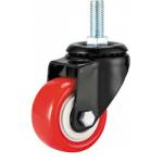 light duty 2" swivel red PU caster, PU caster and wheels, 2.5 inch, 3 inch PU