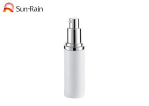 Quality White 15ml 30ml 50ml Cream Pump Bottle Packaging For Cosmetics Alum Cap wholesale