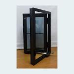 American Style Aluminum Casement Windows Crank Control Laminated Aluminum