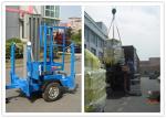 Trailer Type Vertical Mast Lift , 6 Meter Personnel Lift Platform For Outdoor