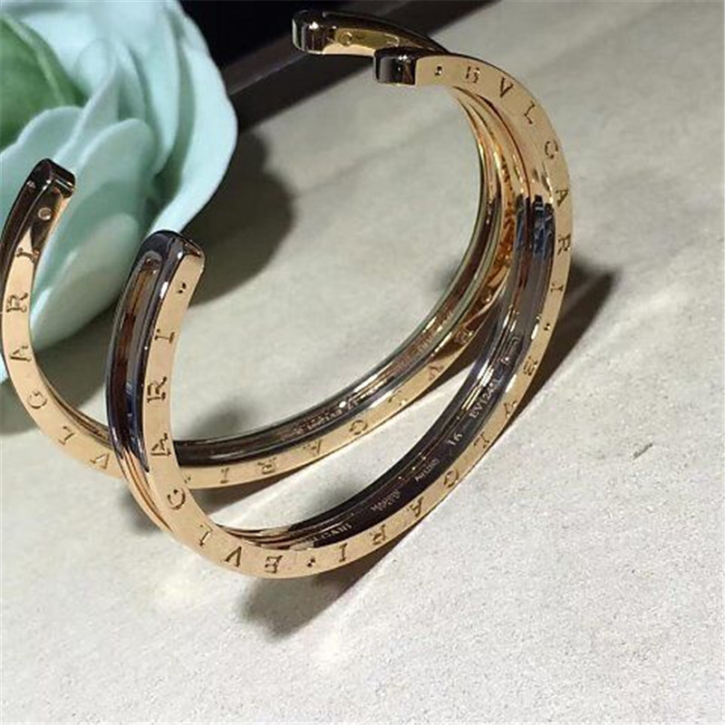 Really high quality, low price jewelry Bi logo gold Bracelet 18k gold white gold yellow gold rose gold Bracelet