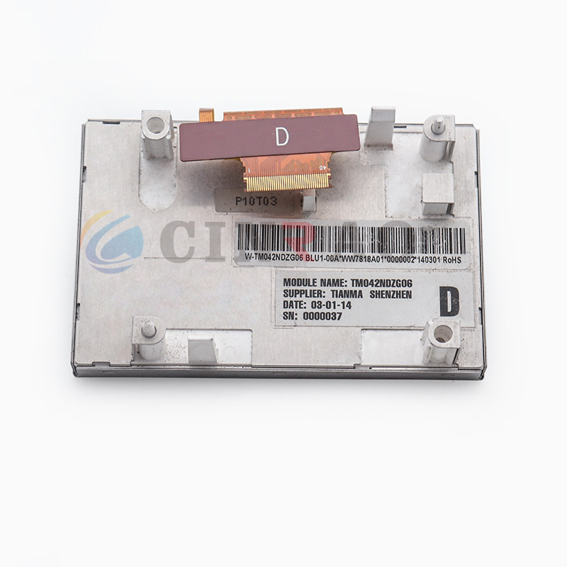 4.2 Inch Tianma Car LCD Module / TFT Gps LCD Display TM042NDZG06 High Precision