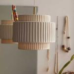 Wabi Sabi Pendant Light White Resin Chandeliers Dining Room Hanging Lamp(WH-AP