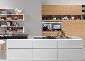 Quality 50mm Countert Tops Kitchen Island Cabinets H750mm Base Customized wholesale