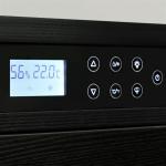 Digital Precision Climate Control Black Wood Cigar Cooler Humidor