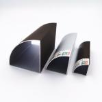 Rounded Corner Aluminum Square Tubing Powder Coated Aluminium Profile 25x25
