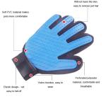 Polyester PVC Pet Grooming Tool Hair Remover Gloves Brush 56g