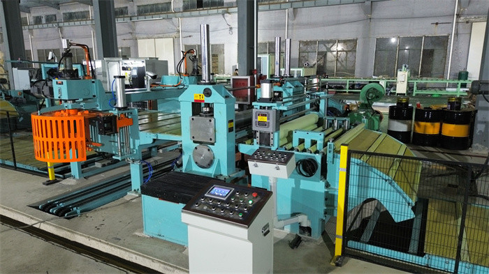 stainless Steel Sheet Servo Cut To Length Line With Edge Trimmer