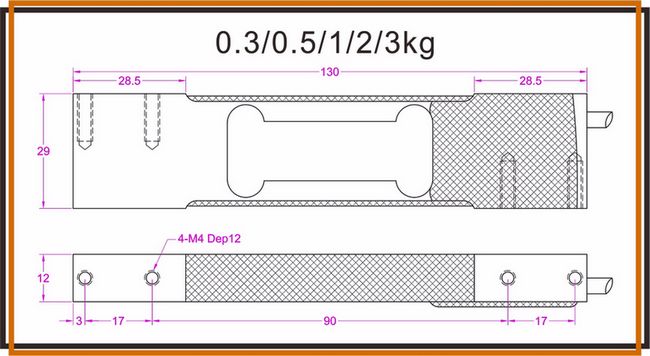 weight sensor 1kg 2kg 3kg