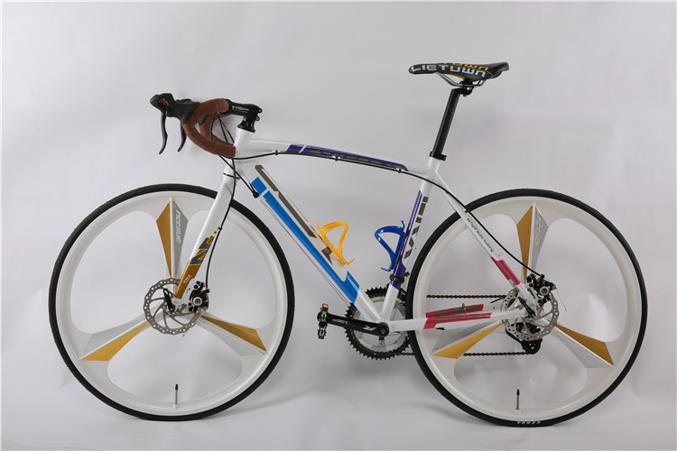 Wholesale 6061 aluminium alloy 700C racing bike/bicicle with Shimano Tiagra 16 speed and magnesium alloy one wheel