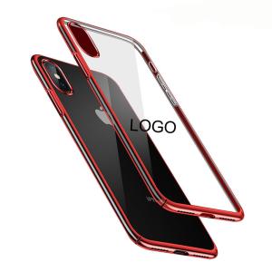 Quality iPhoneX mobile phone shell 144*71*8mm red color logo customized wholesale