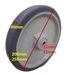 Quality Restraurant Hotel Buffet Dish Plate Cart Trolley Wheel 8 Inch wholesale
