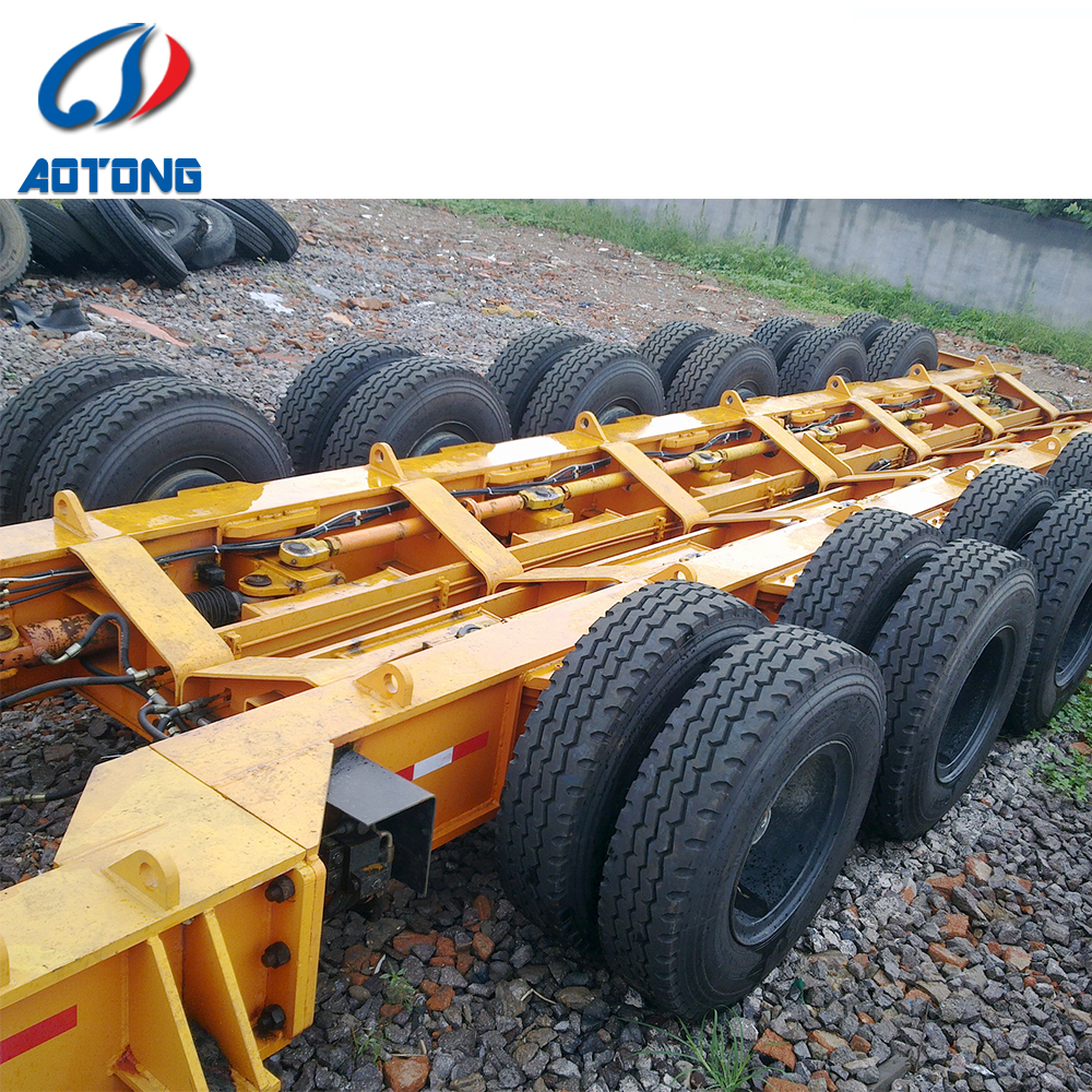 50m Wind Blade Transport Trailer with All Wheel Drive and Standard 28Ton Landing Gear