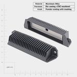 Lightweight Versatile Aluminum Heat Sink With High Thermal Conductivity