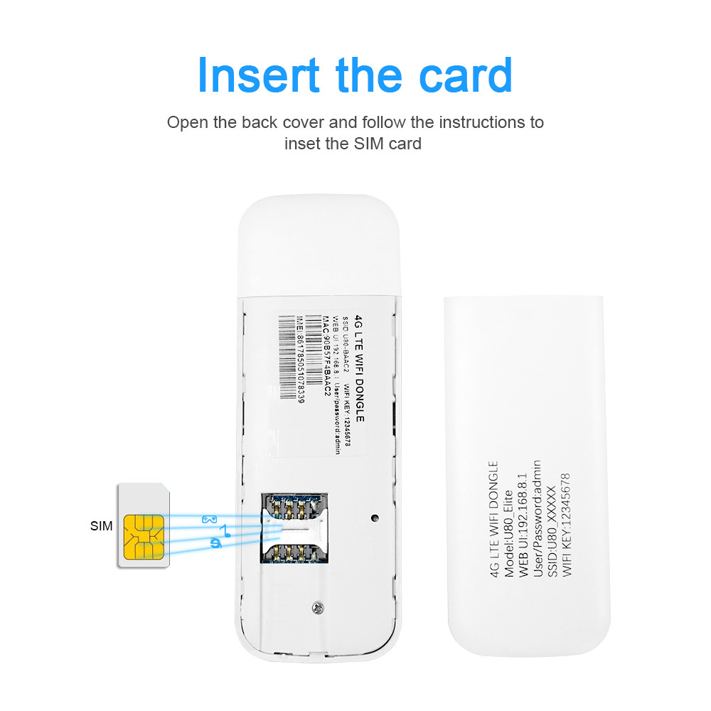OLAX U80 Elite 4G LTE USB Modem UFI Wifi Dongle With Sim Card Slot