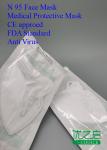 Hypoallergenic Hospital Respirator Mask , Breathable Disposable Dust Masks