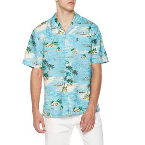 Quality Summer Tropical Aloha Cool Mens Casual Short Sleeve Shirts Hawaiian Printed wholesale