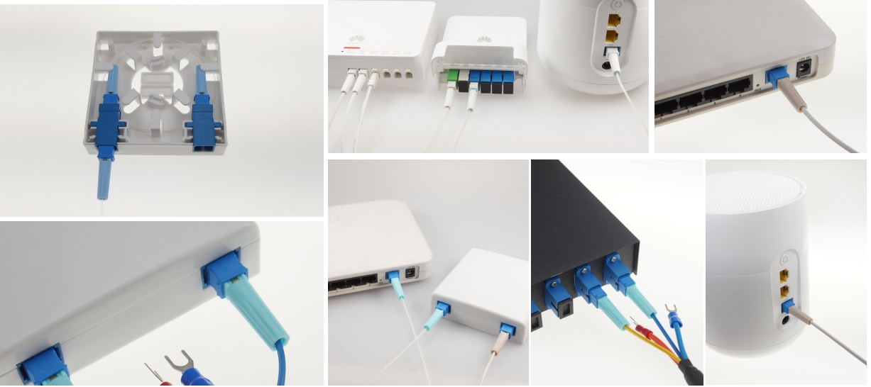 Support for Customisation G.657A2 FTTH OPGW Optical Hybrid Cable Connector Length